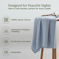 Organic Cotton Waffle Weave Blanket