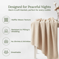 Organic Cotton Waffle Weave Blanket