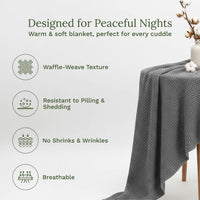 Organic Cotton Waffle Weave Blanket