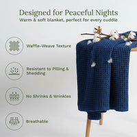 Organic Cotton Waffle Weave Blanket