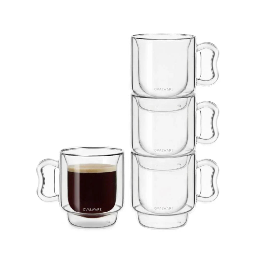 Double Wall Espresso Cup - Set of 2 or 4