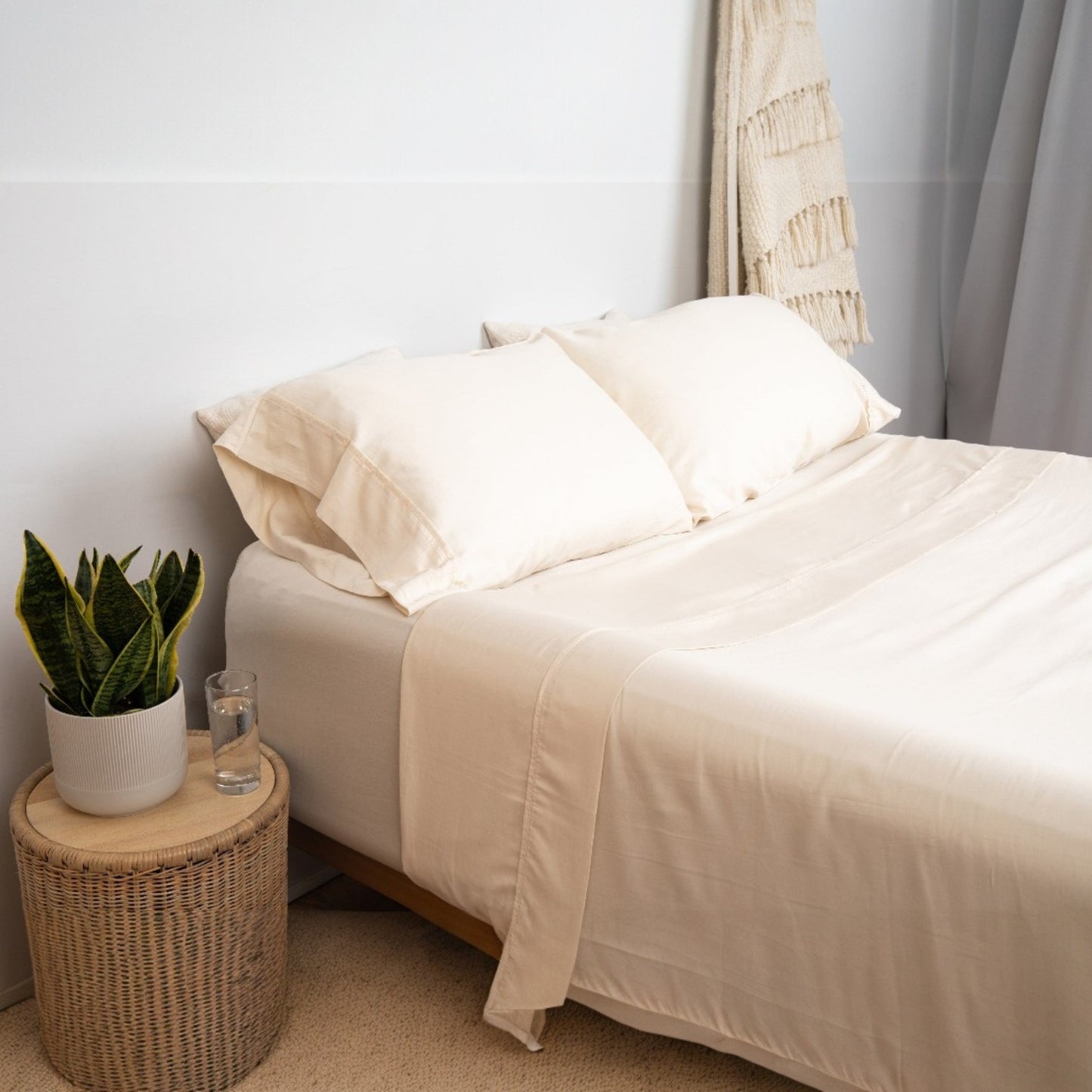 Organic Sateen Bed Sheet Set