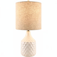 Calla Textured Ceramic Table Lamp