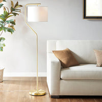 Angular Gold Arched Floor Lamp