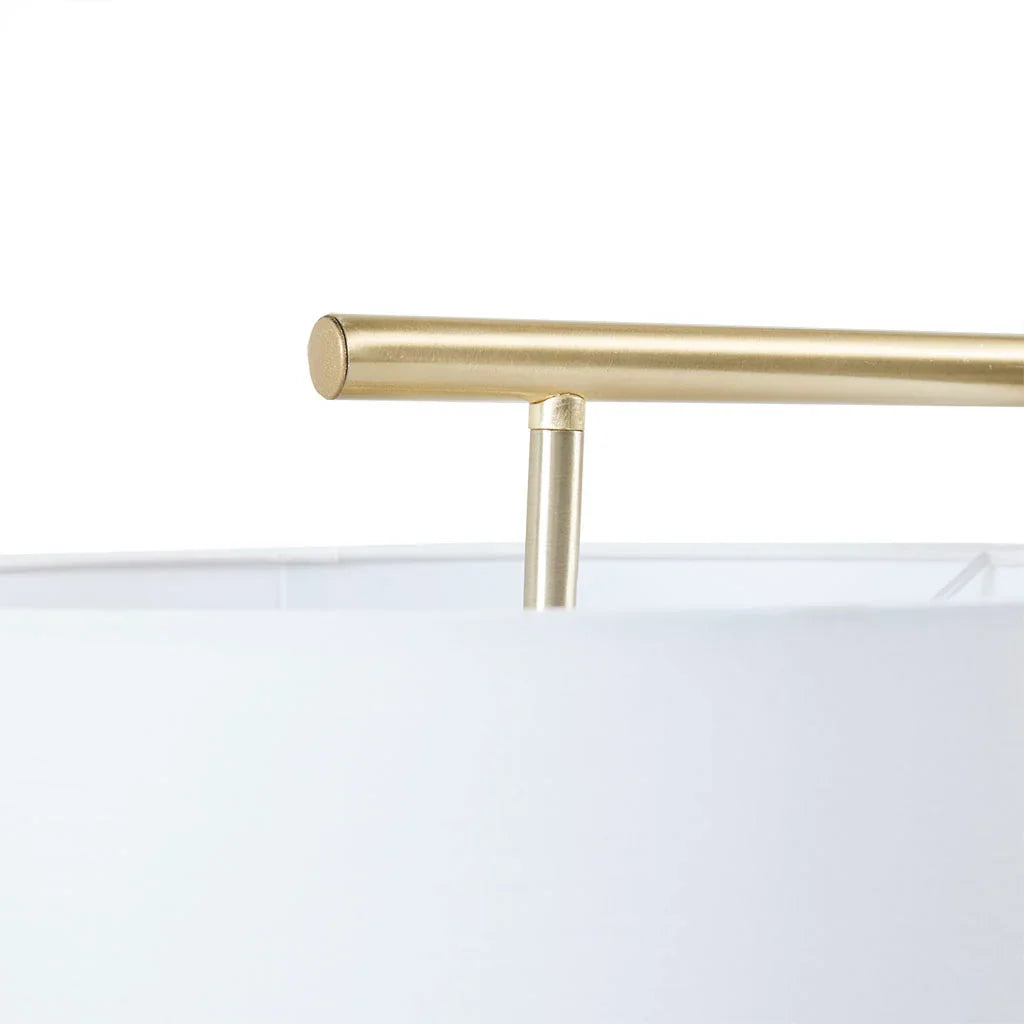 Angular Gold Arched Floor Lamp
