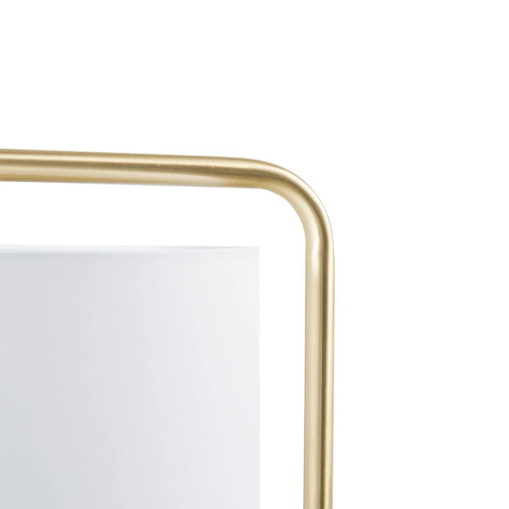 Angular Gold Arched Floor Lamp