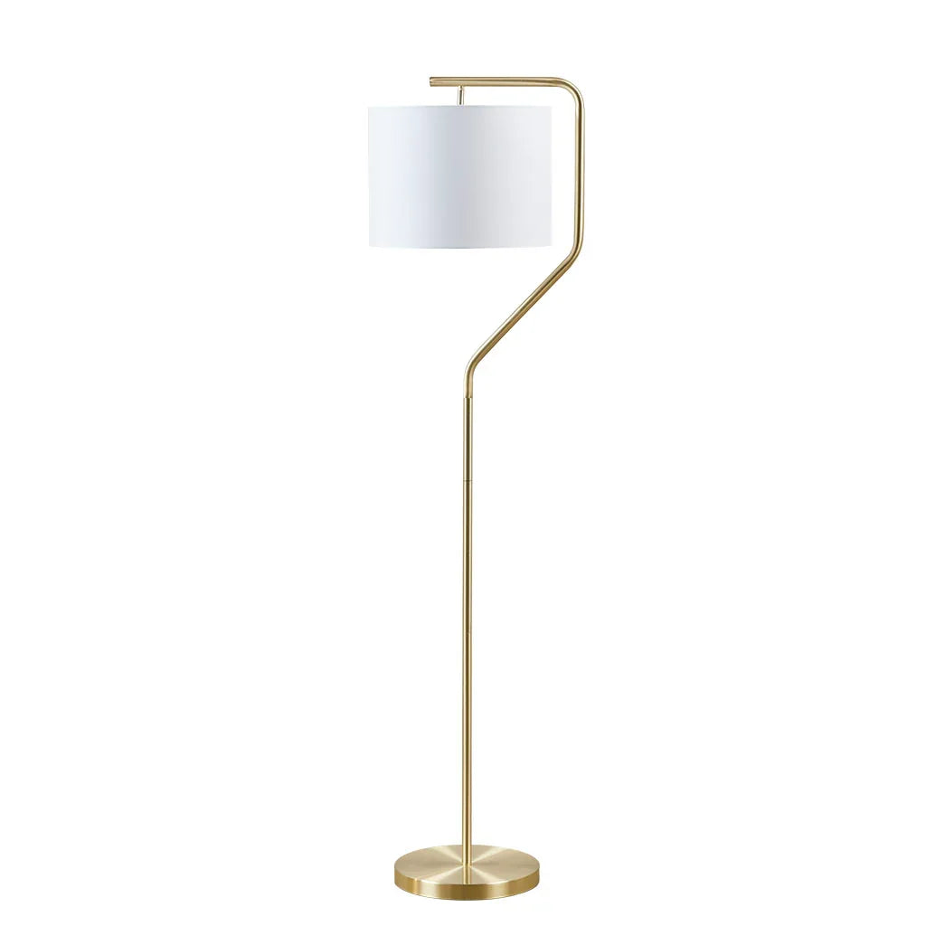 Angular Gold Arched Floor Lamp