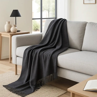 Mongolian Cashmere Throw Blanket
