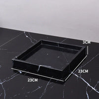 Nero Marquina Marble Tray