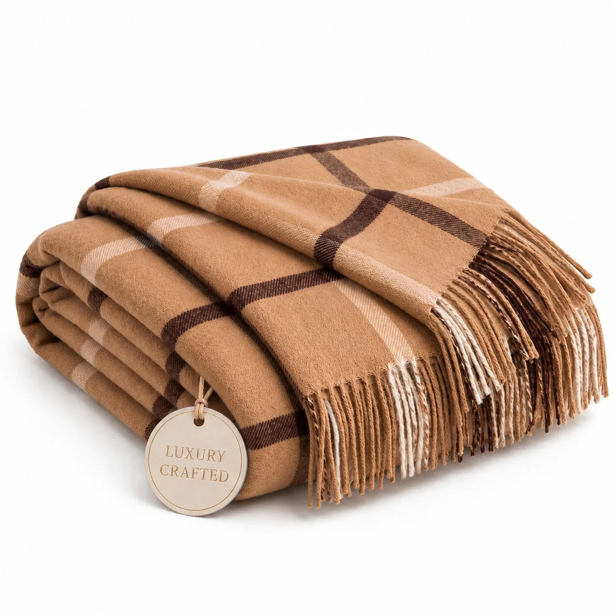 Mongolian Cashmere Throw Blanket
