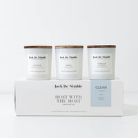 Host With The Most clean mini candle gift set