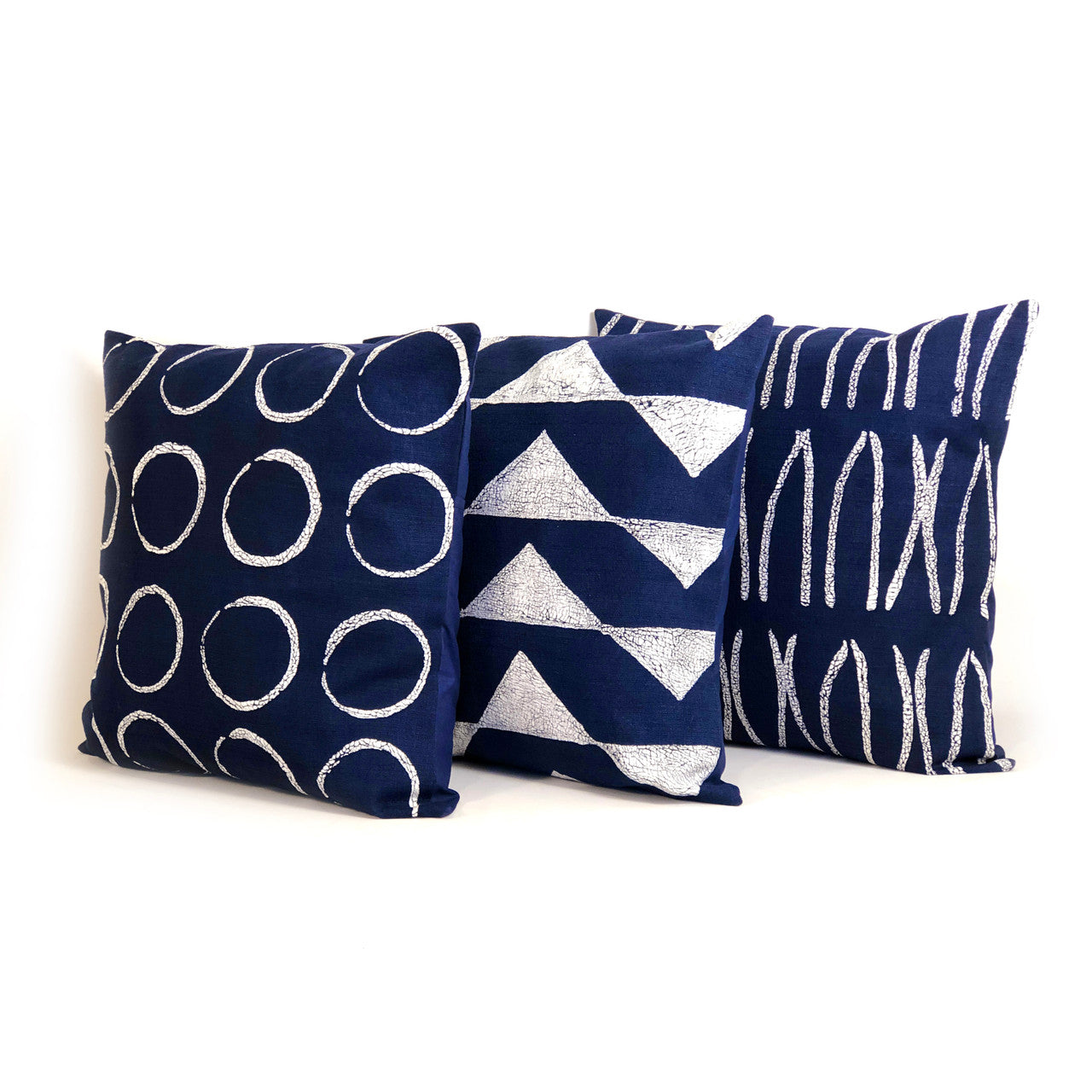 Lines Pillow Cover - Indigo