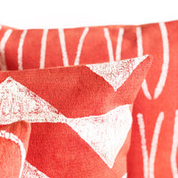 Lines Pillow Cover - Coral