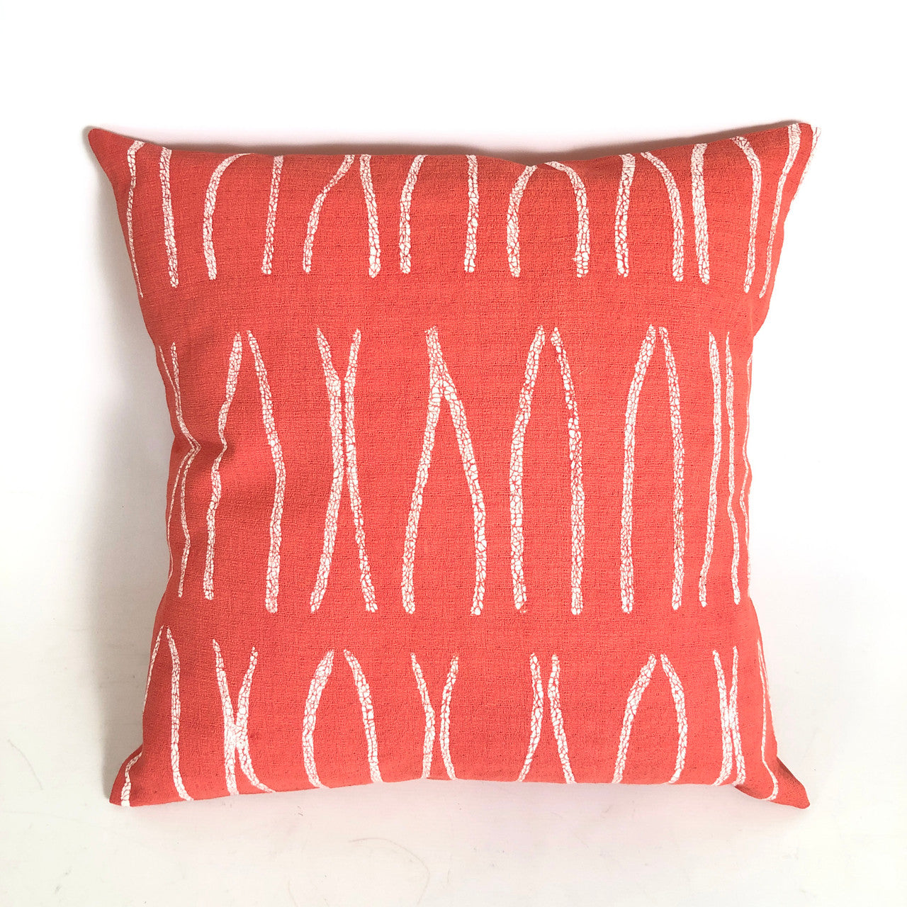 Lines Pillow Cover - Coral
