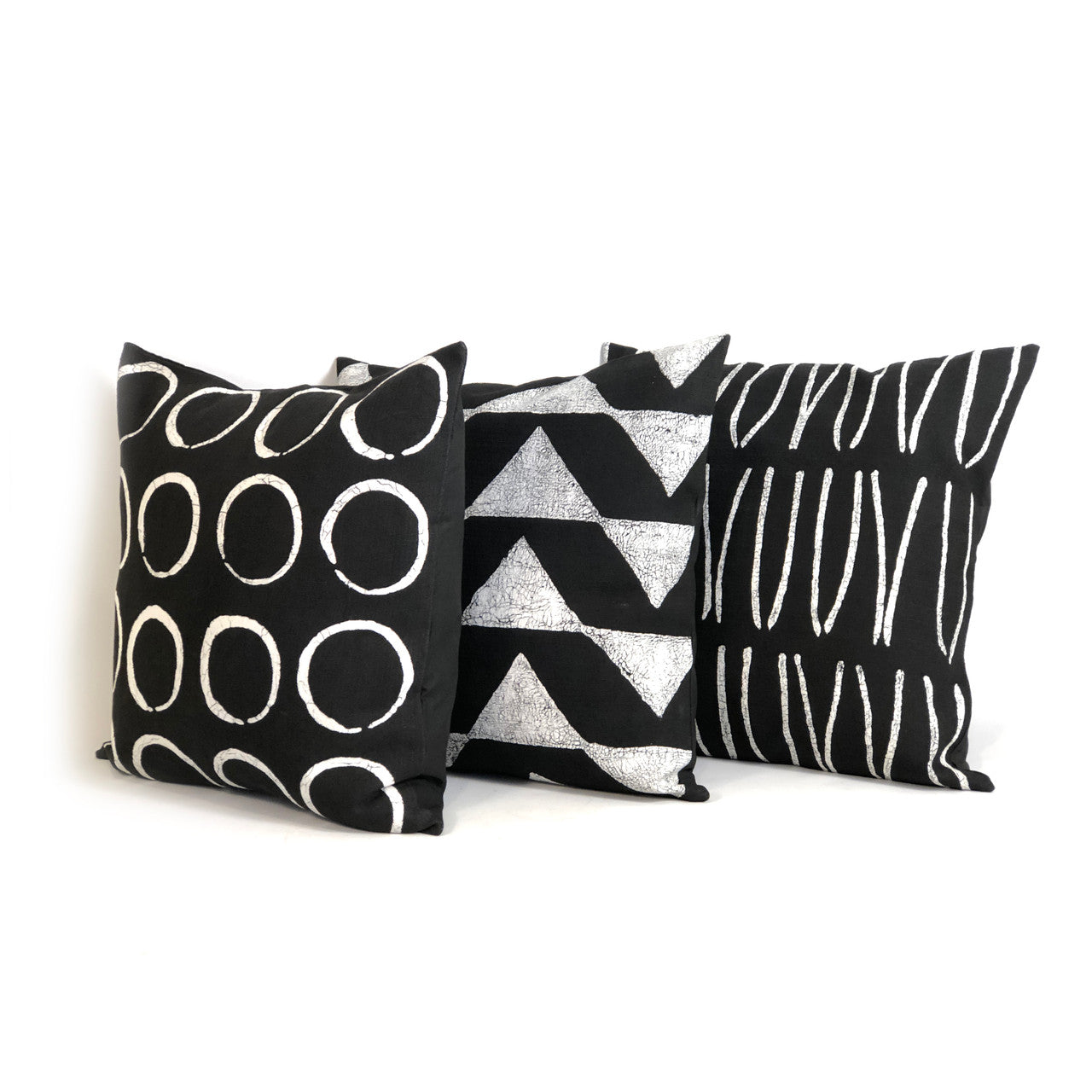 Lines Pillow Cover - Black