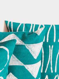 Circles Pillow Cover - Teal