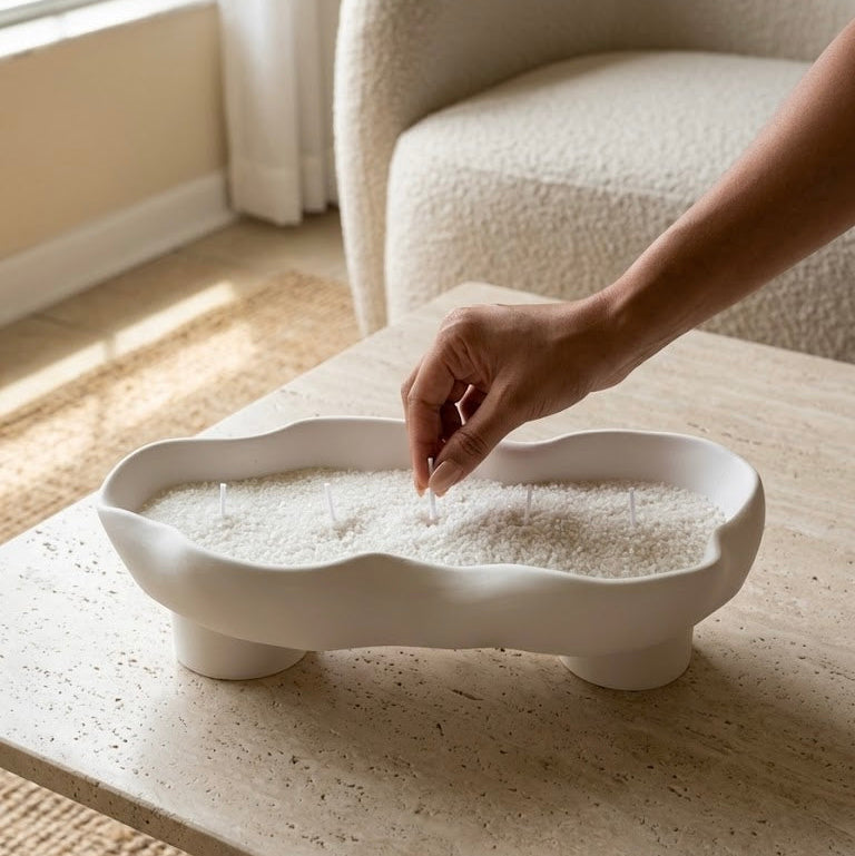 Undulating Candle Bowl