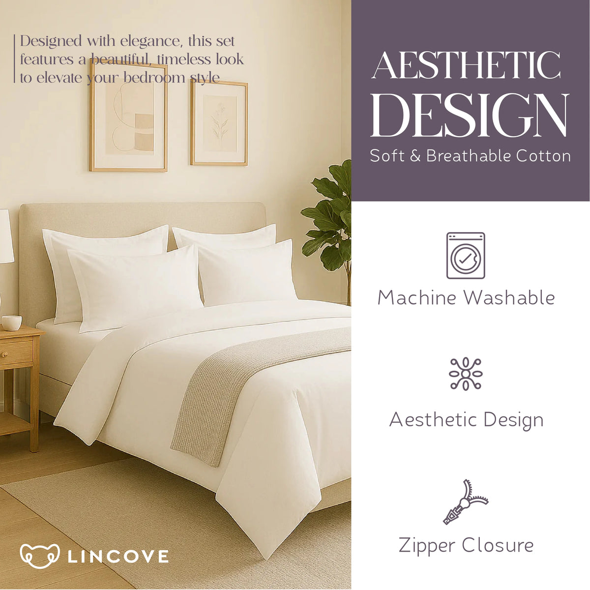 Cotton Sateen Duvet Cover Set