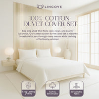 Cotton Sateen Duvet Cover Set