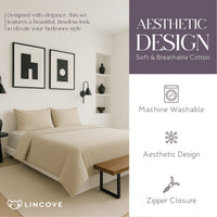 Cotton Sateen Duvet Cover Set
