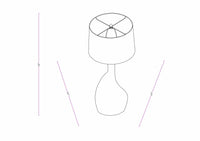 Ponderano Rattan Table Lamp