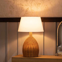 Ponderano Rattan Table Lamp