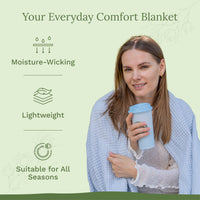 Organic Cotton Waffle Weave Blanket