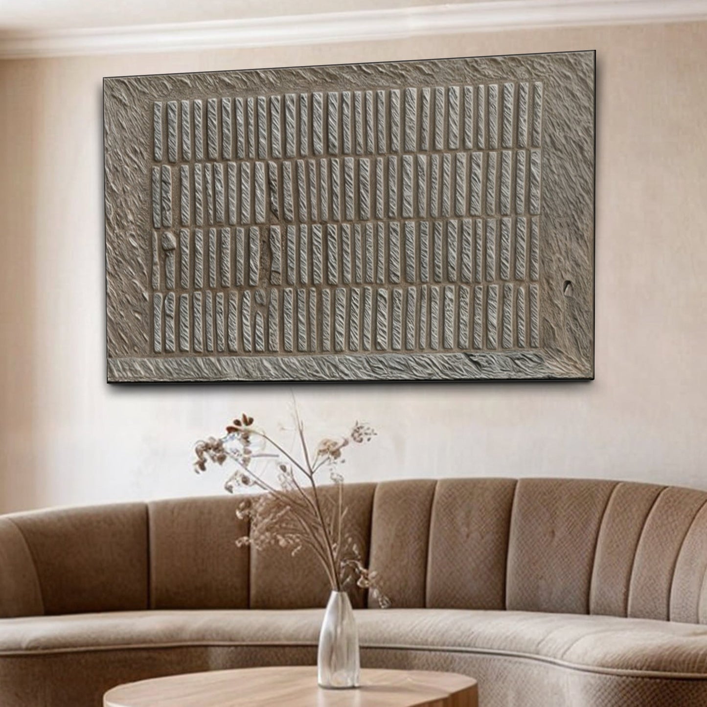Modern Stone Pattern - Canvas Print