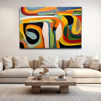 Modern Vibrant Abstract - Canvas Print