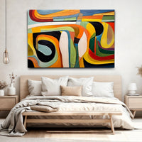 Modern Vibrant Abstract - Canvas Print