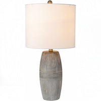Elio Ribbed Ceramic Table Lamp