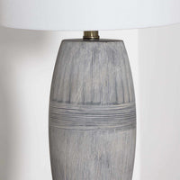 Elio Ribbed Ceramic Table Lamp