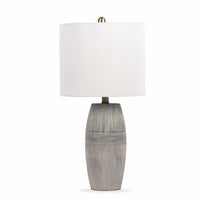 Elio Ribbed Ceramic Table Lamp