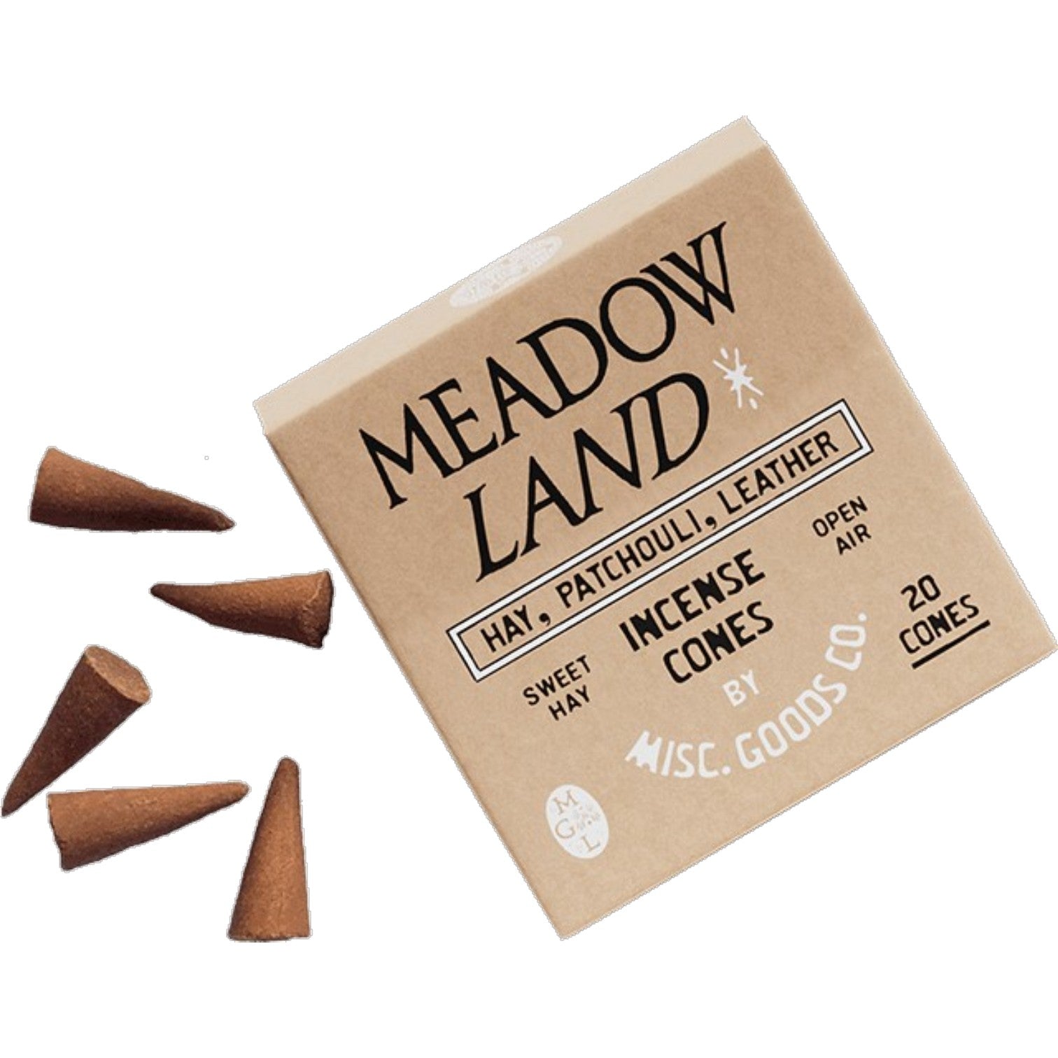 Meadowland Incense Cones - Holder Option