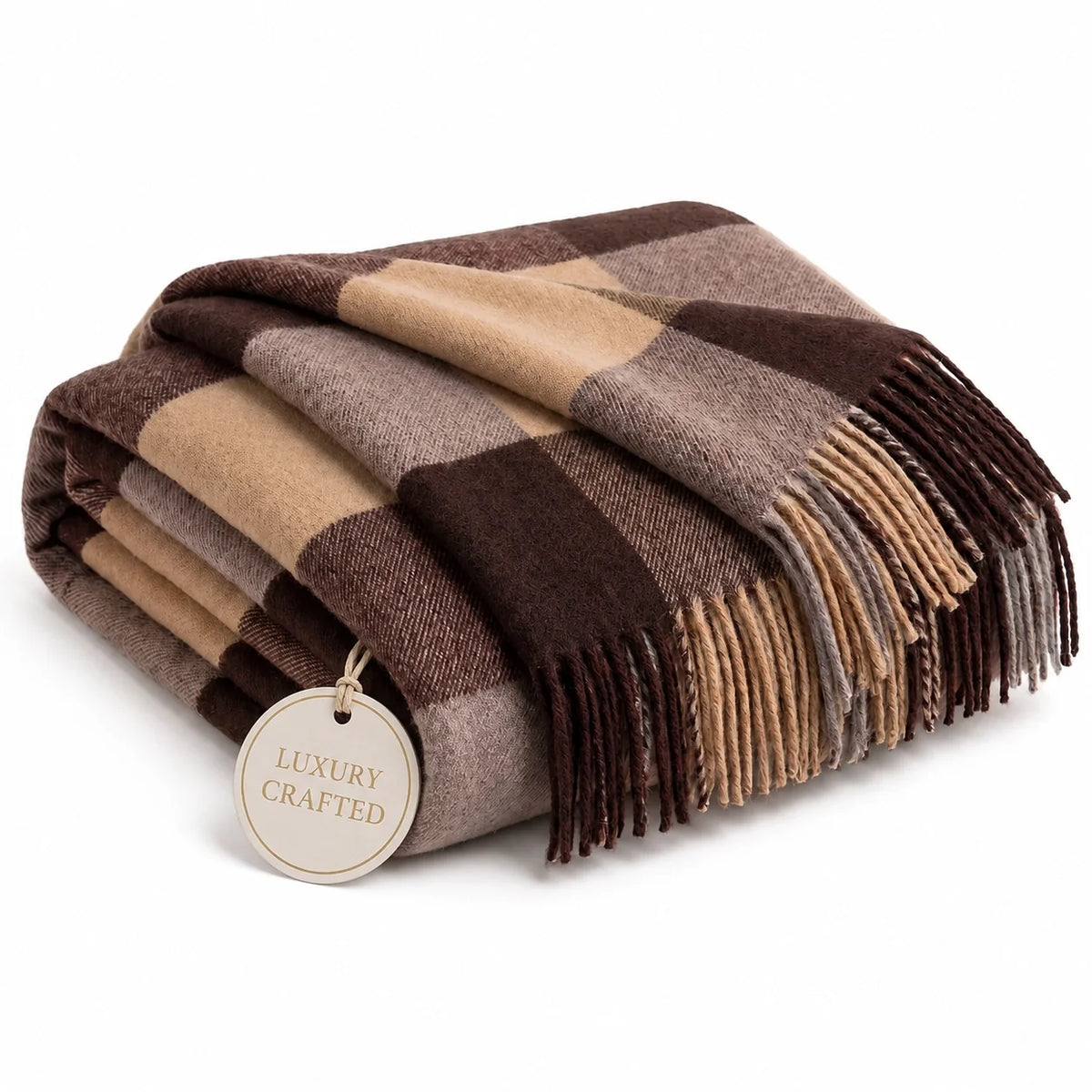 Mongolian Cashmere Throw Blanket