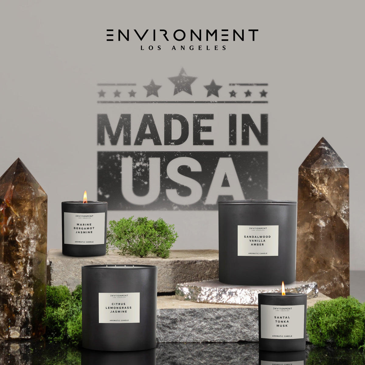 Santal Tonka Musk Candle with Lid & Box - 8oz