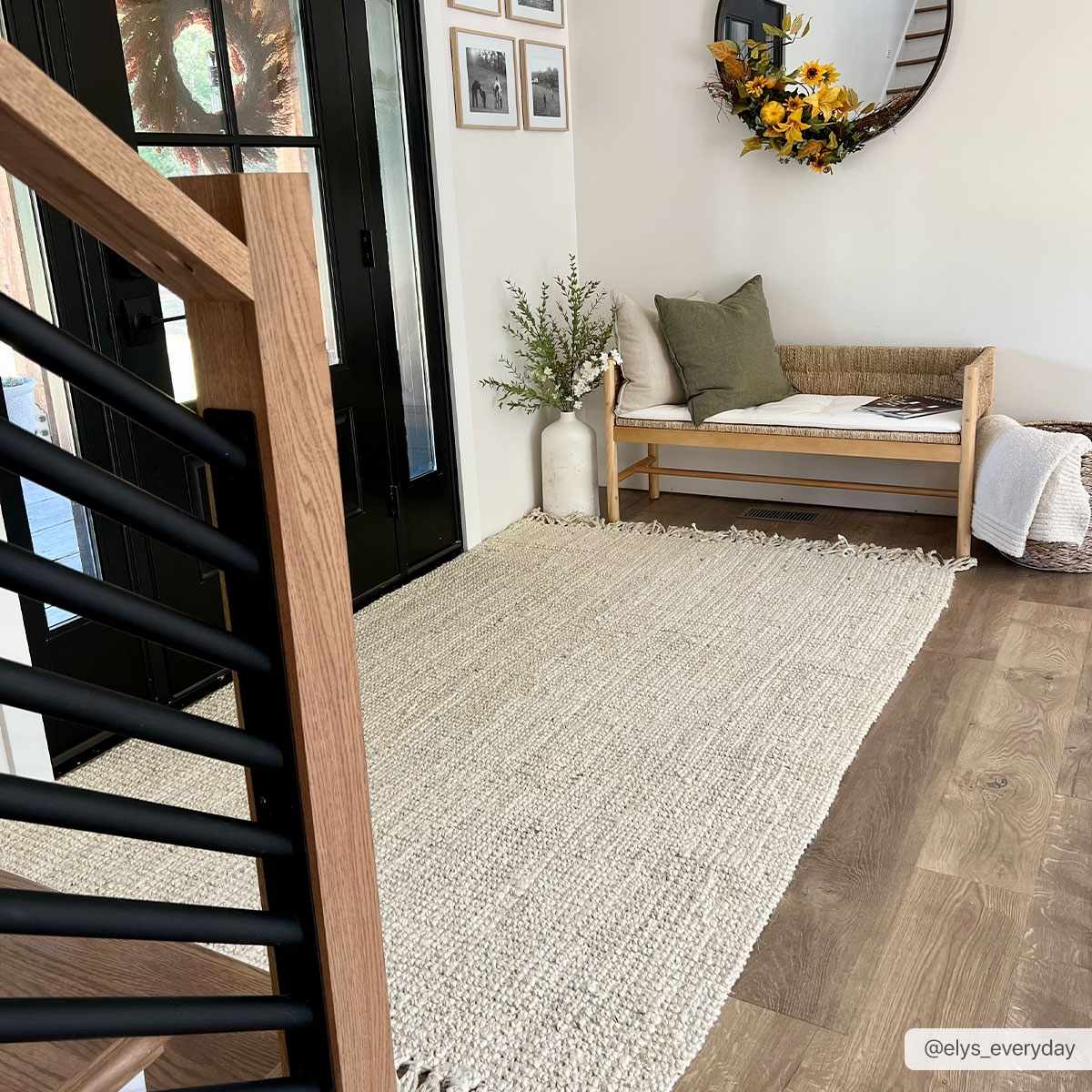 Aloka Bleached Jute Rug