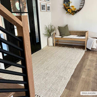 Aloka Bleached Jute Rug