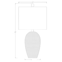 Napoles Textured Ceramic Lamp