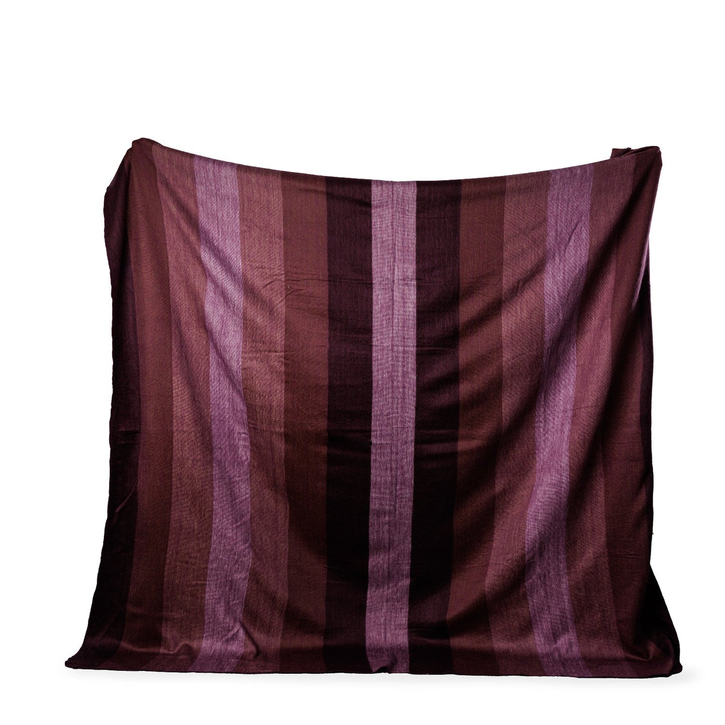 Alpaca Throw Blanket - Deep Purples