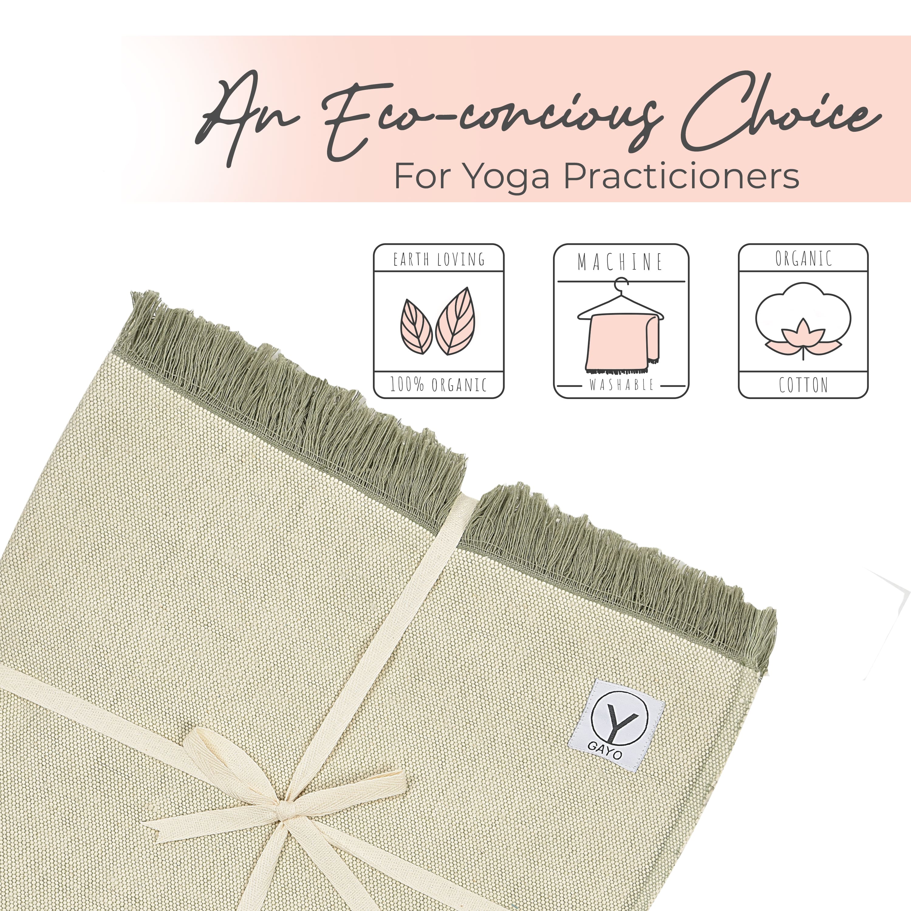 Handwoven Organic Yoga Blanket