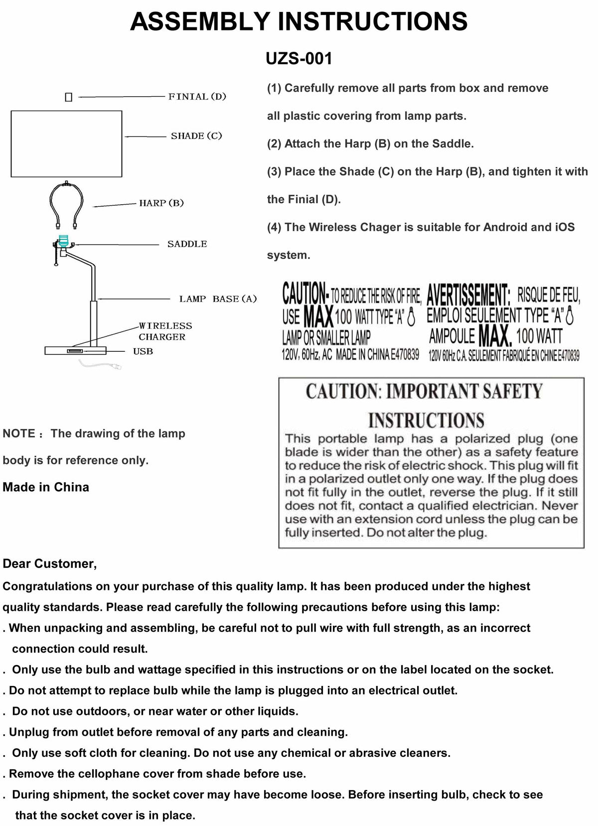 Pozzoleone Iron Table Lamp