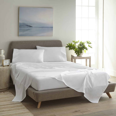 Organic Cotton Sheet Set - Picot Embroidery