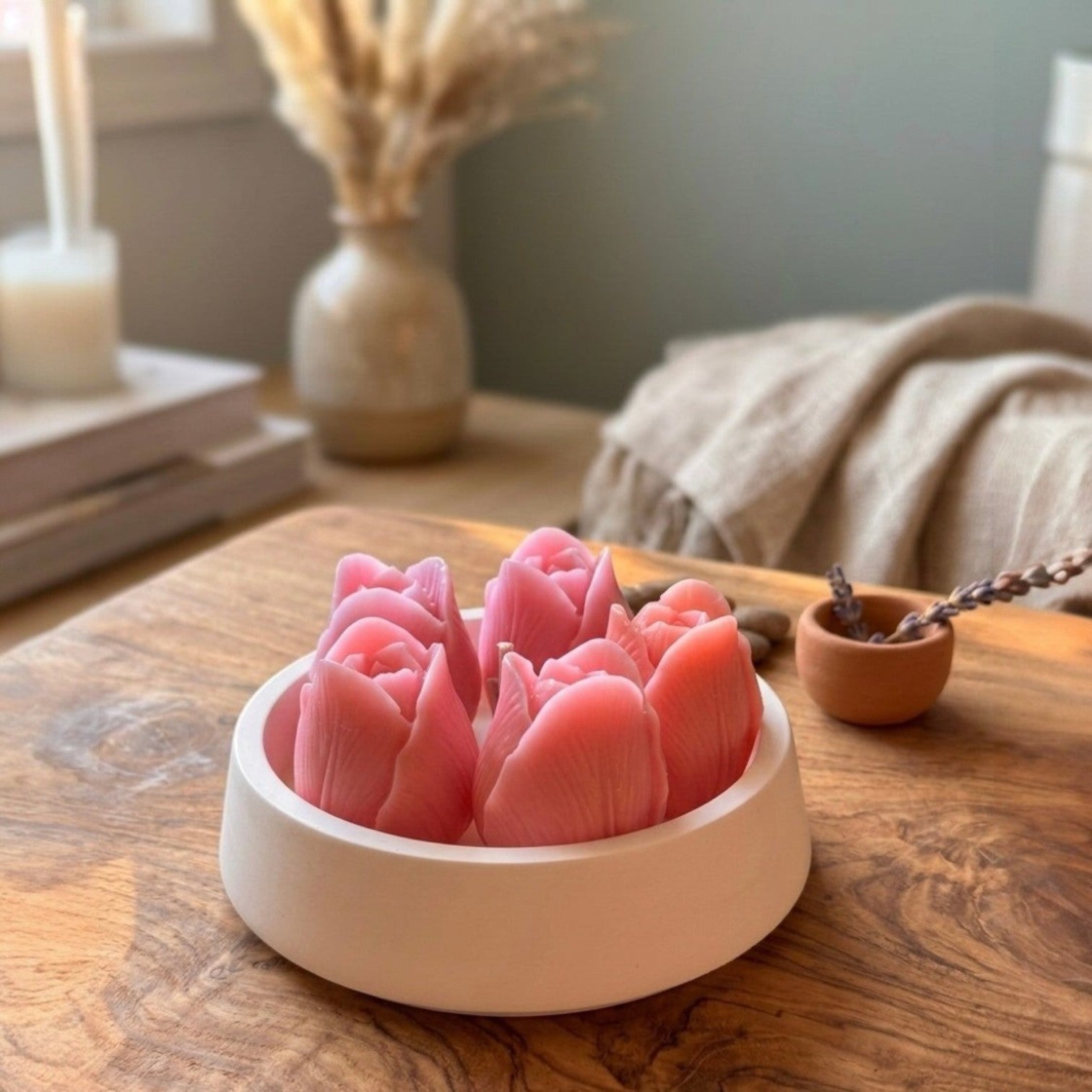 Petal & Stone Candle