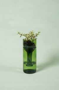 Self Watering Planter - Recycled Glass