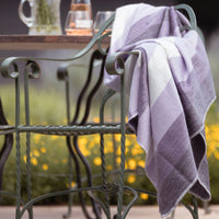 Nawi Alpaca Throw - Lavender & Cream