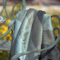 Alpaca Throw Blanket - Sage and Greens