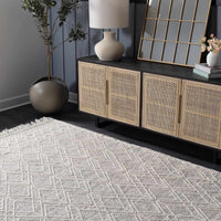 Lattice Wool Area Rug