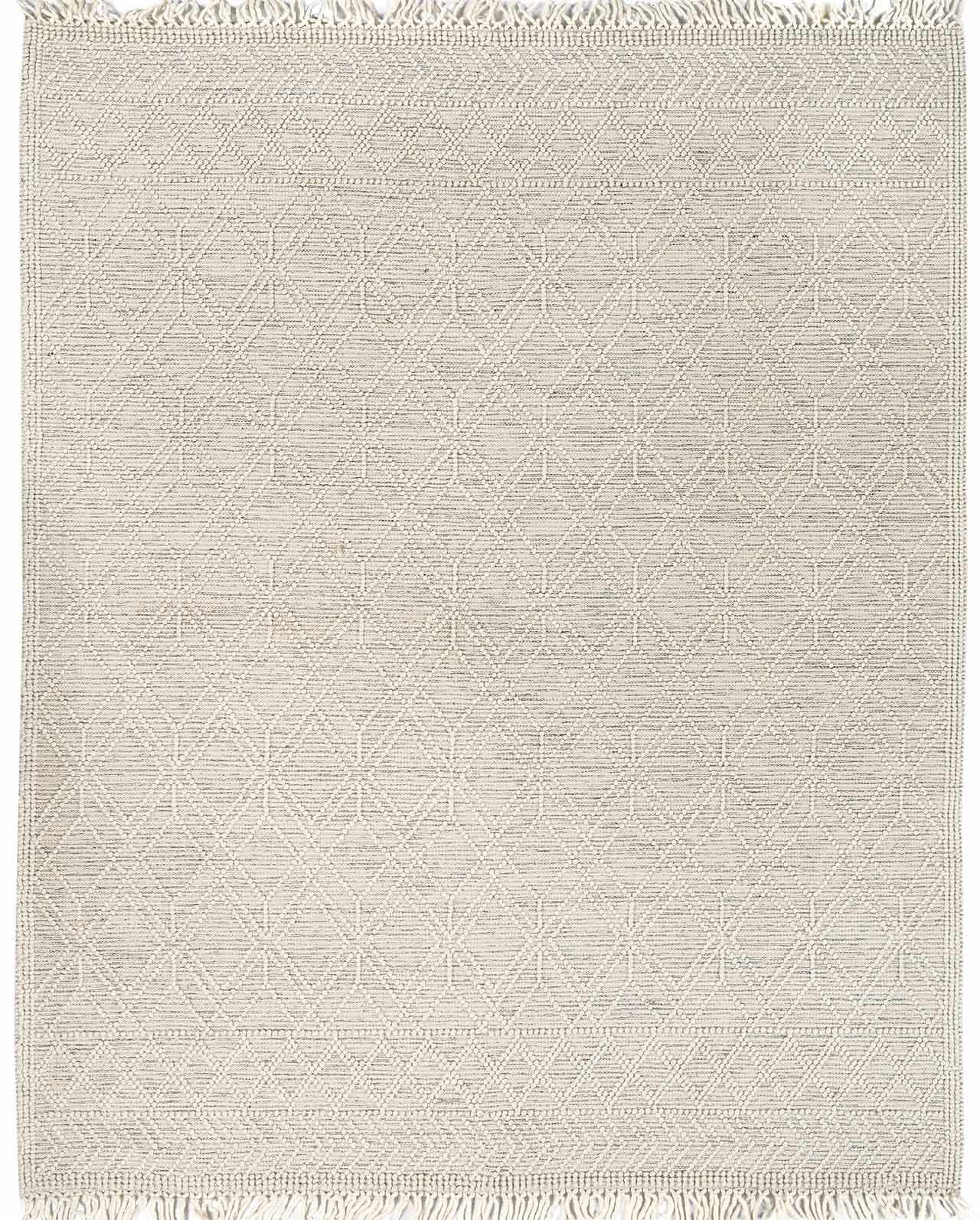 Lattice Wool Area Rug
