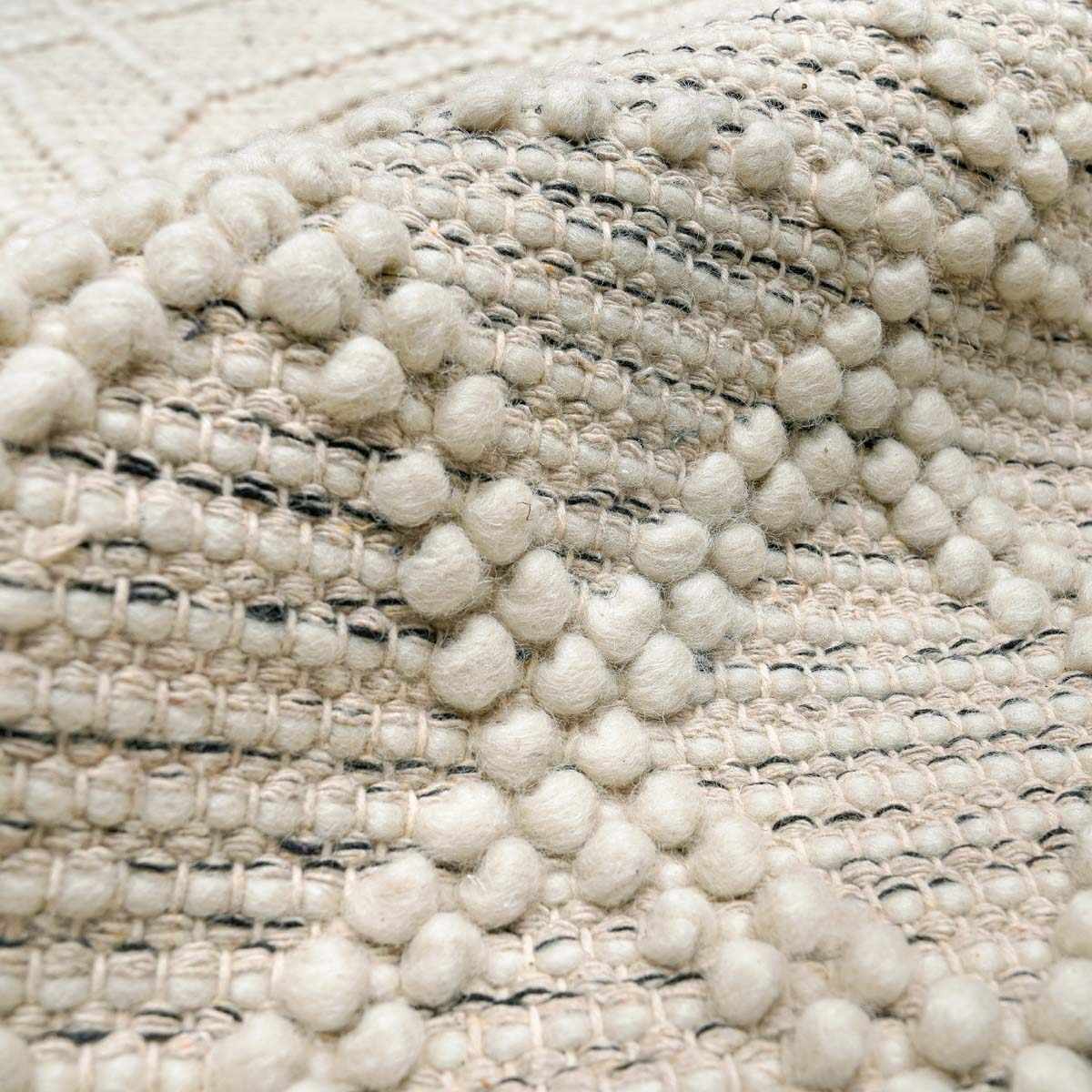 Lattice Wool Area Rug